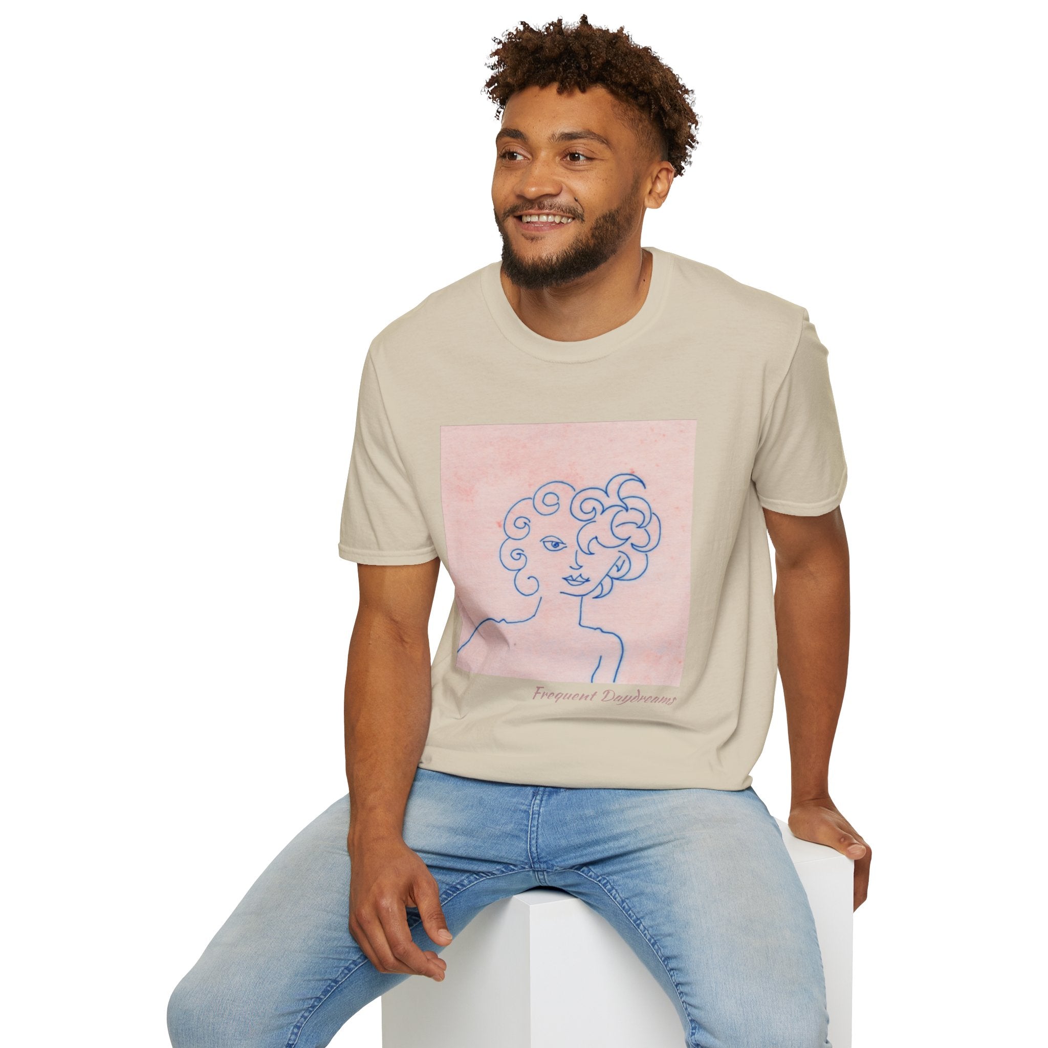 Unisex Softstyle T-Shirt - Frequent Daydreams Sketch No.47