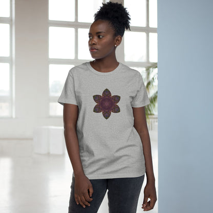 Women’s Maple Tee - Love Light Mandalas No.3