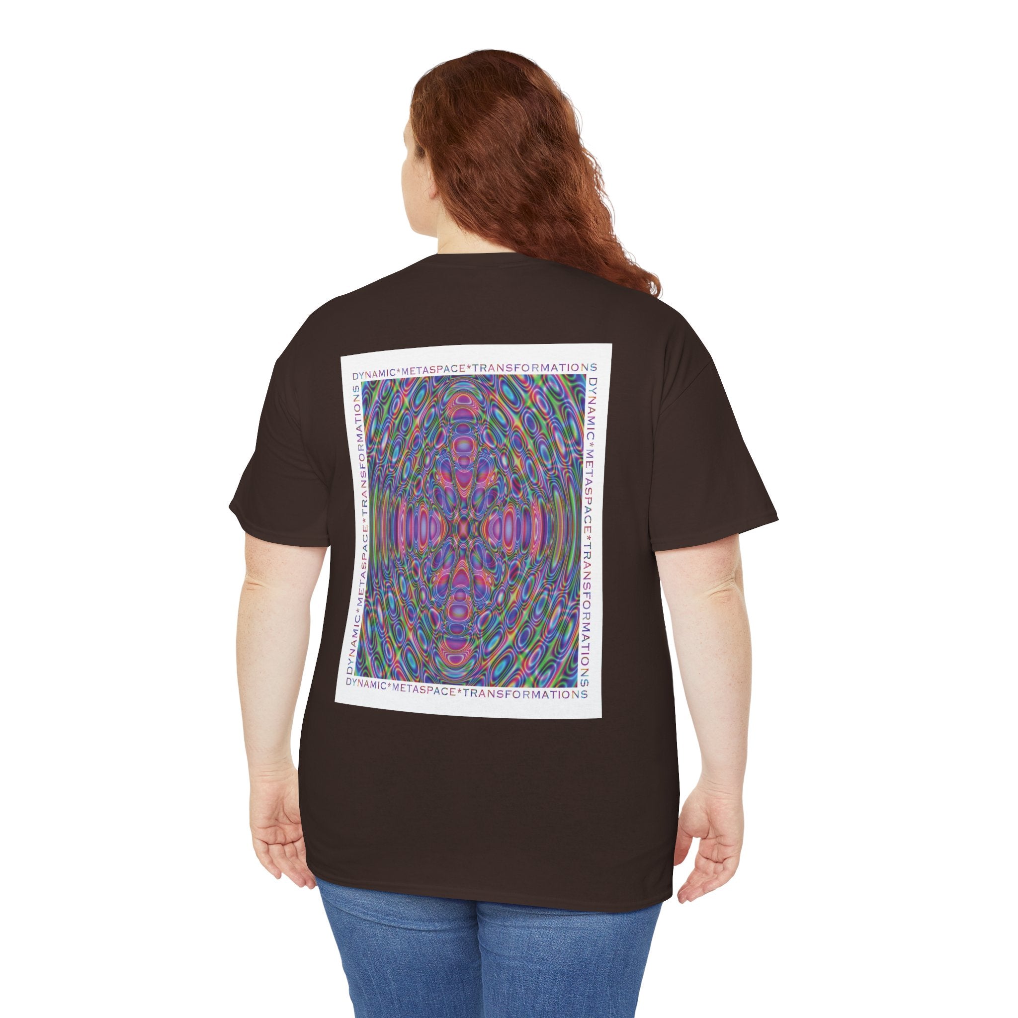 Unisex Heavy Cotton Tee (Back) - DMT Seer No.1