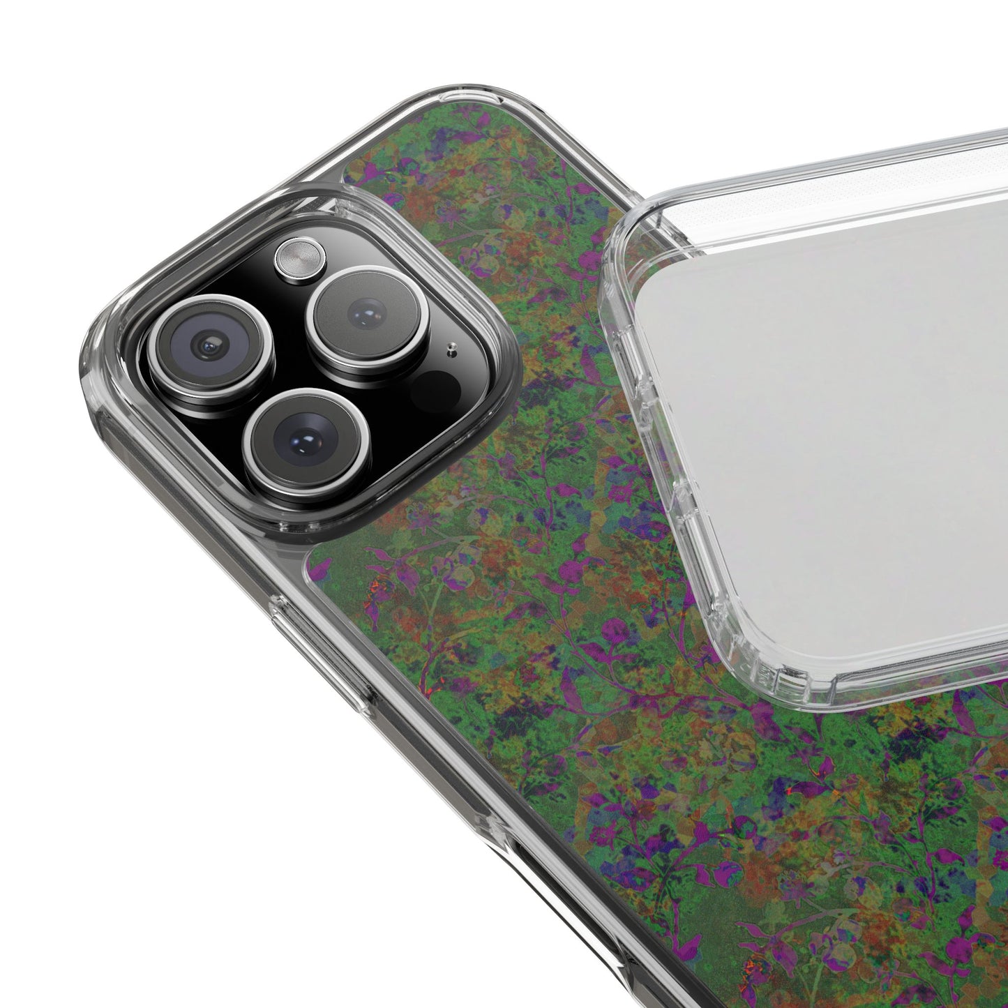 iPhone 16 Clear Case – Hidden Weave Series V3 No.24