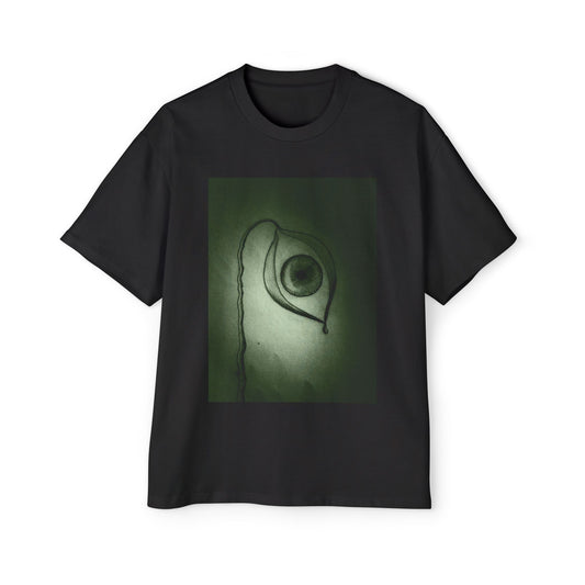 Men's Heavy Oversized Tee - Eye Plants No.2