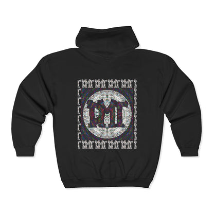 Unisex Heavy Blend™ Full Zip Hooded Sweatshirt - DMT Scribe No.11