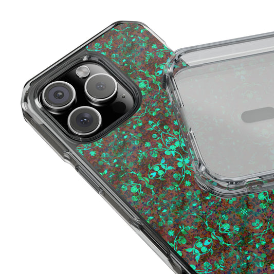 iPhone 16 Magnetic Clear Impact Case - Hidden Weave Series No.29