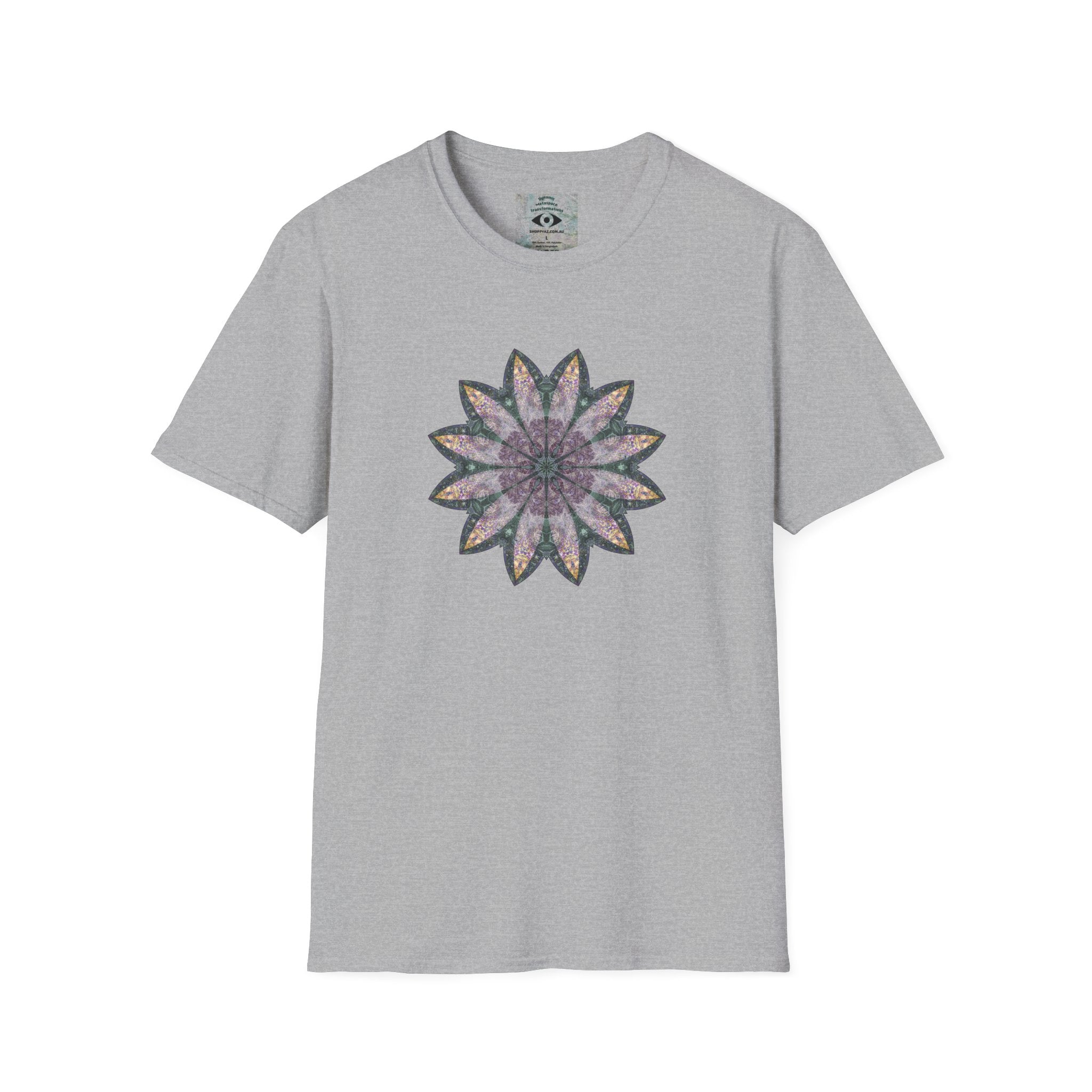 Unisex Softstyle T-Shirt - Love Light Mandalas No.21