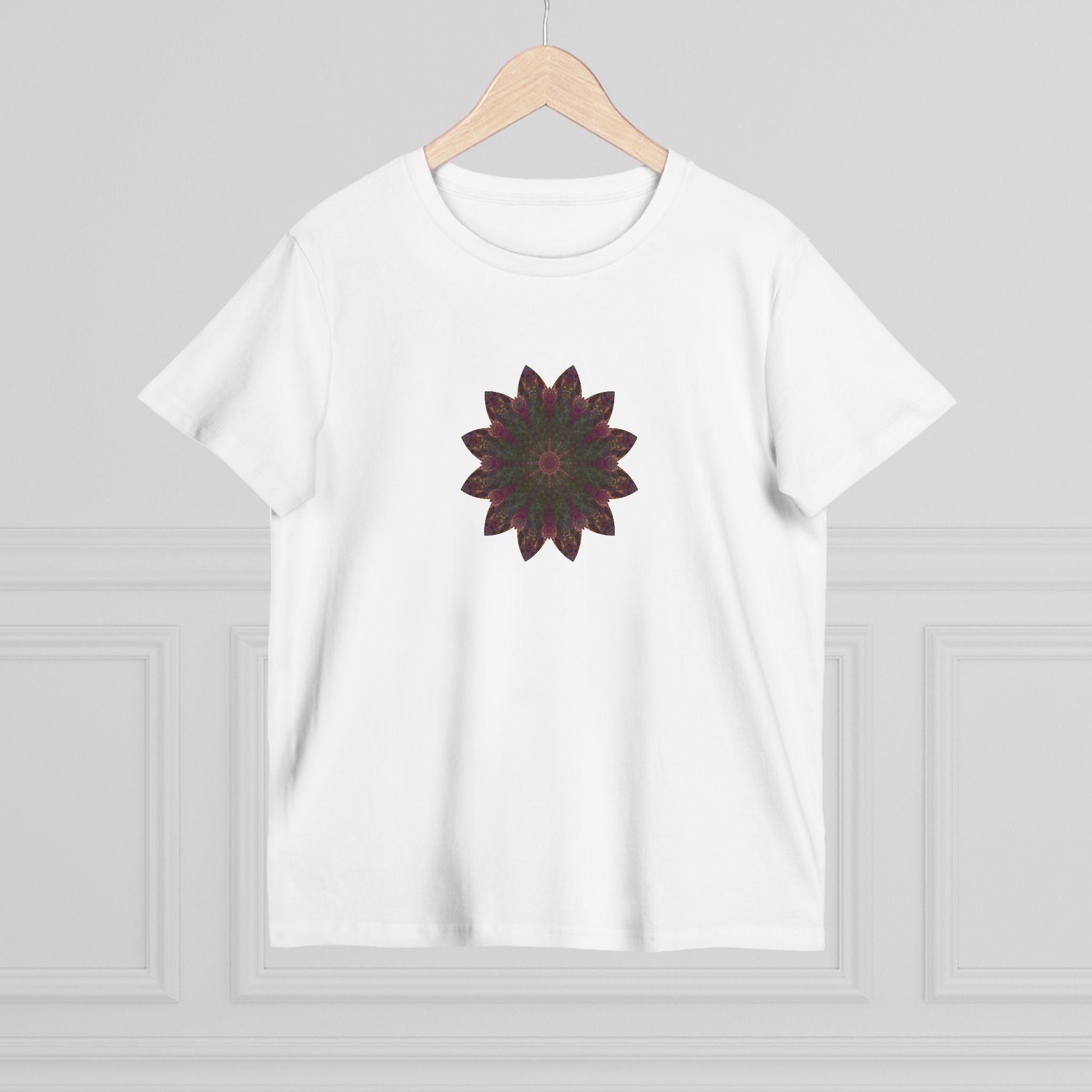 Women’s Maple Tee - Love Light Mandalas No.7