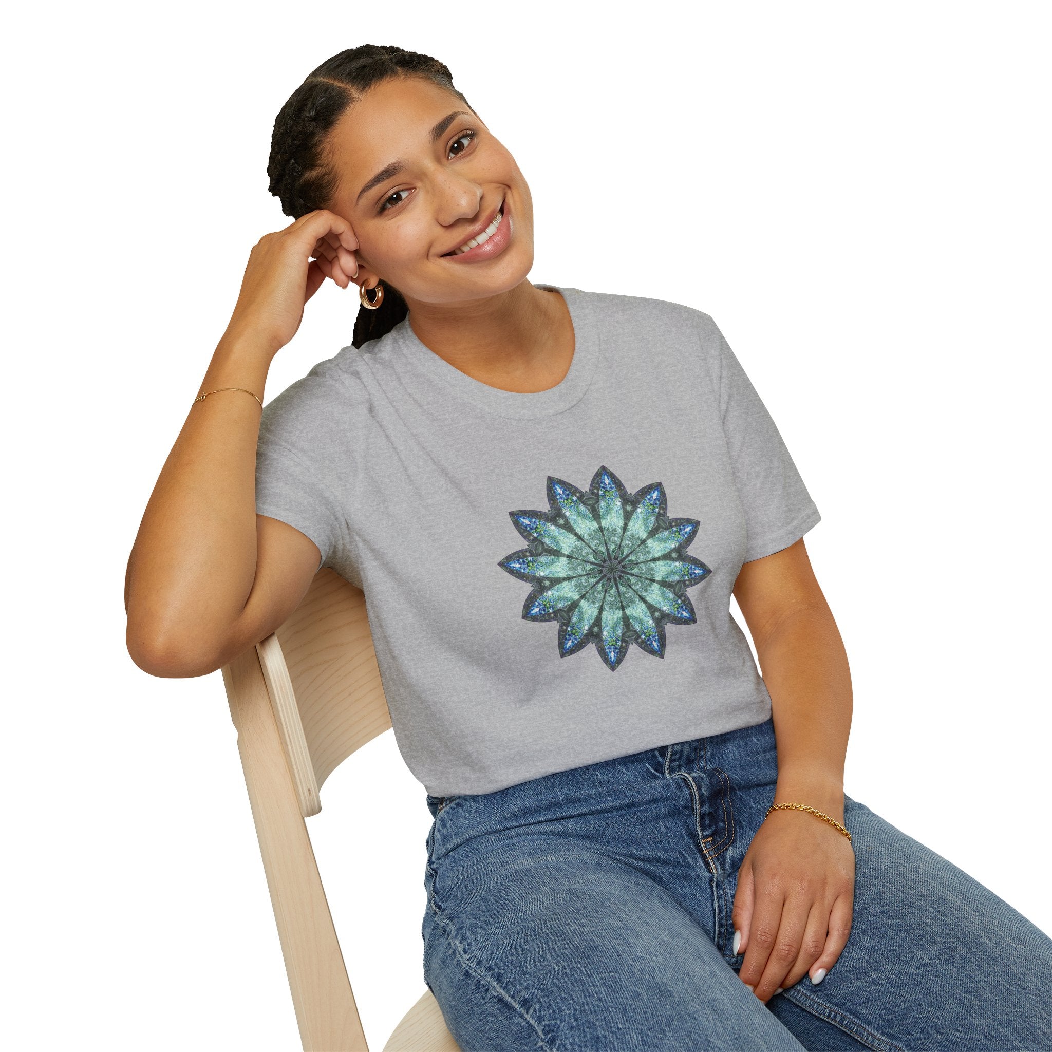 Unisex Softstyle T-Shirt - Love Light Mandalas No.20