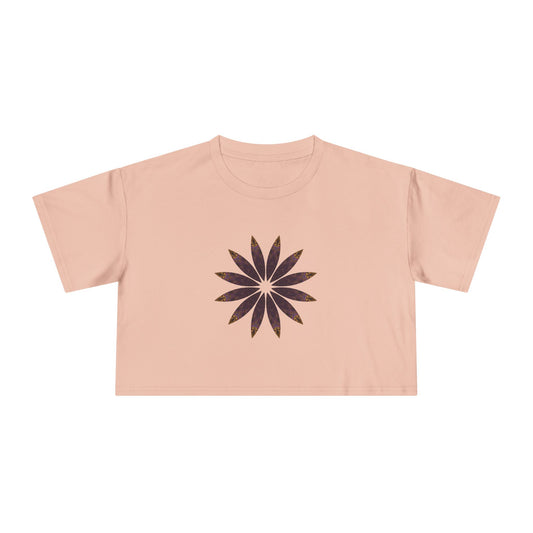 Women's Cropped Tee - Love Light Mandalas No.2