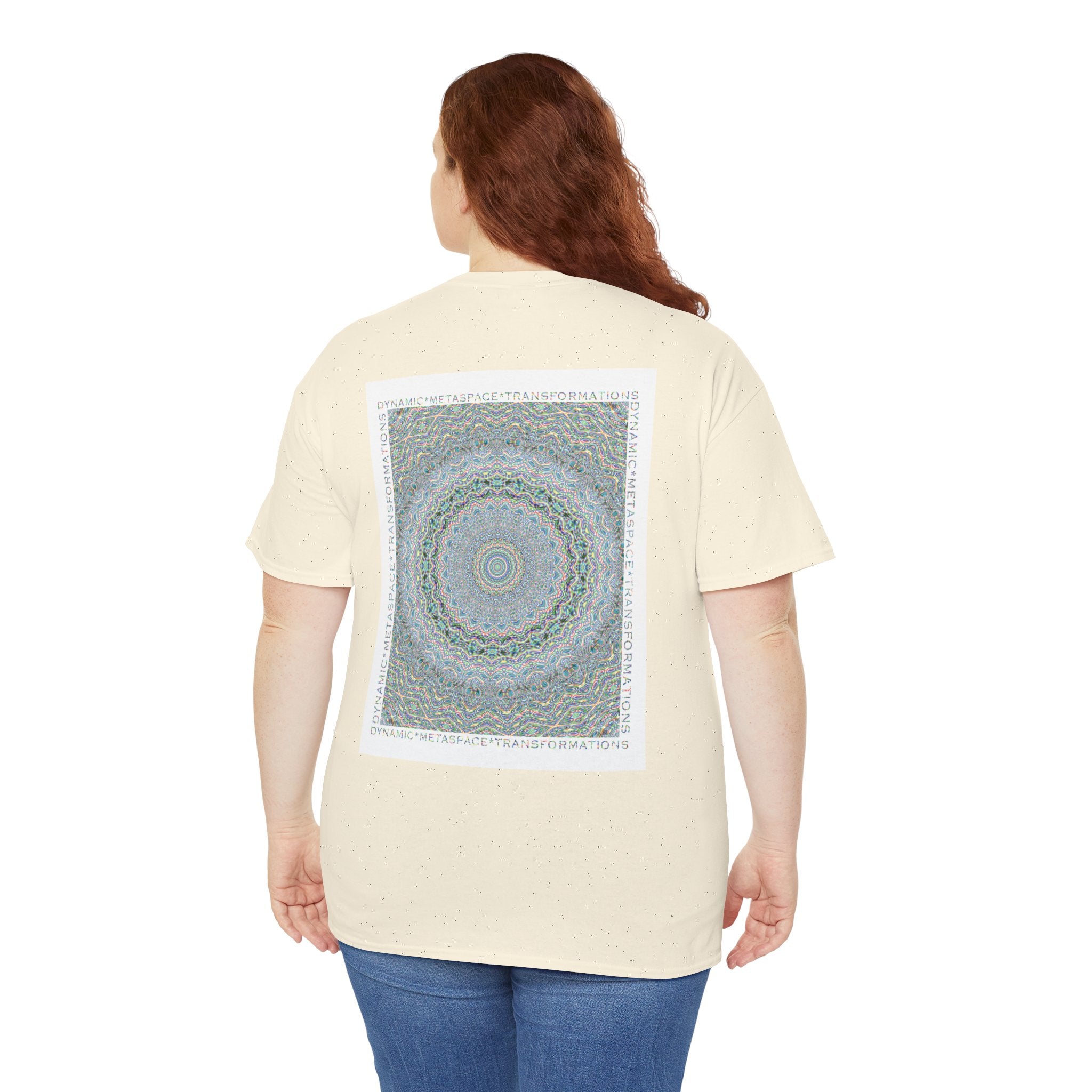 Unisex Heavy Cotton Tee (Back) - DMT Seer No.4