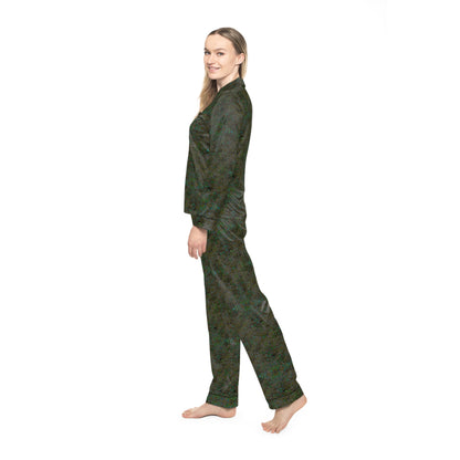 Women's Satin Pajamas - Hidden Weave No.9