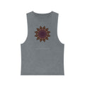 Unisex Stonewash Tank Top - Love Light Mandalas No.1