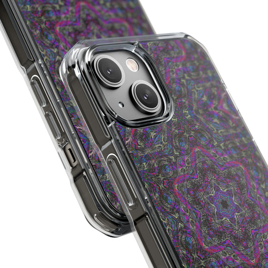 iPhone 14 Magnetic Clear Impact Case - P5 Kaleidoscopic No.33