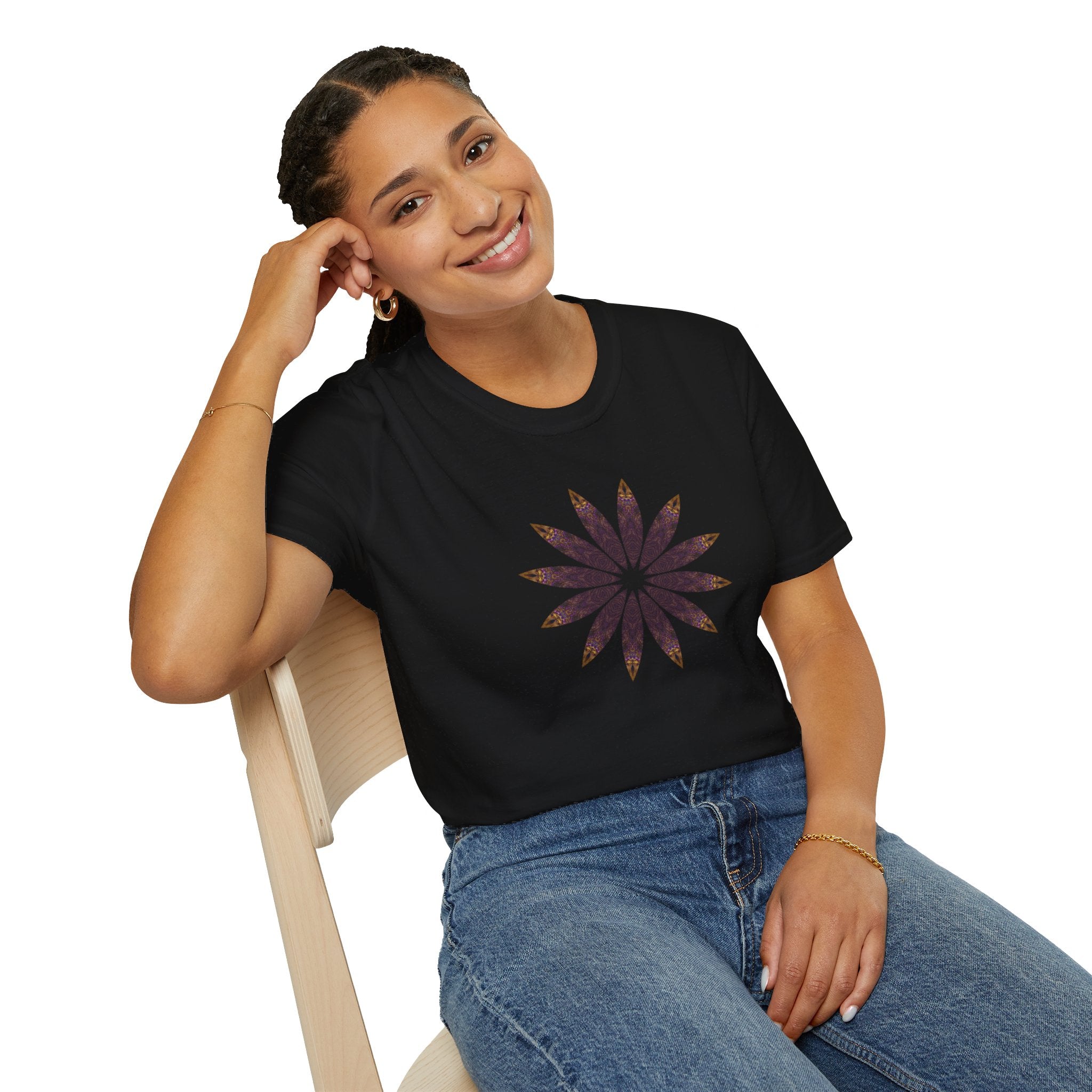 Unisex Softstyle T-Shirt - Love Light Mandalas No.2