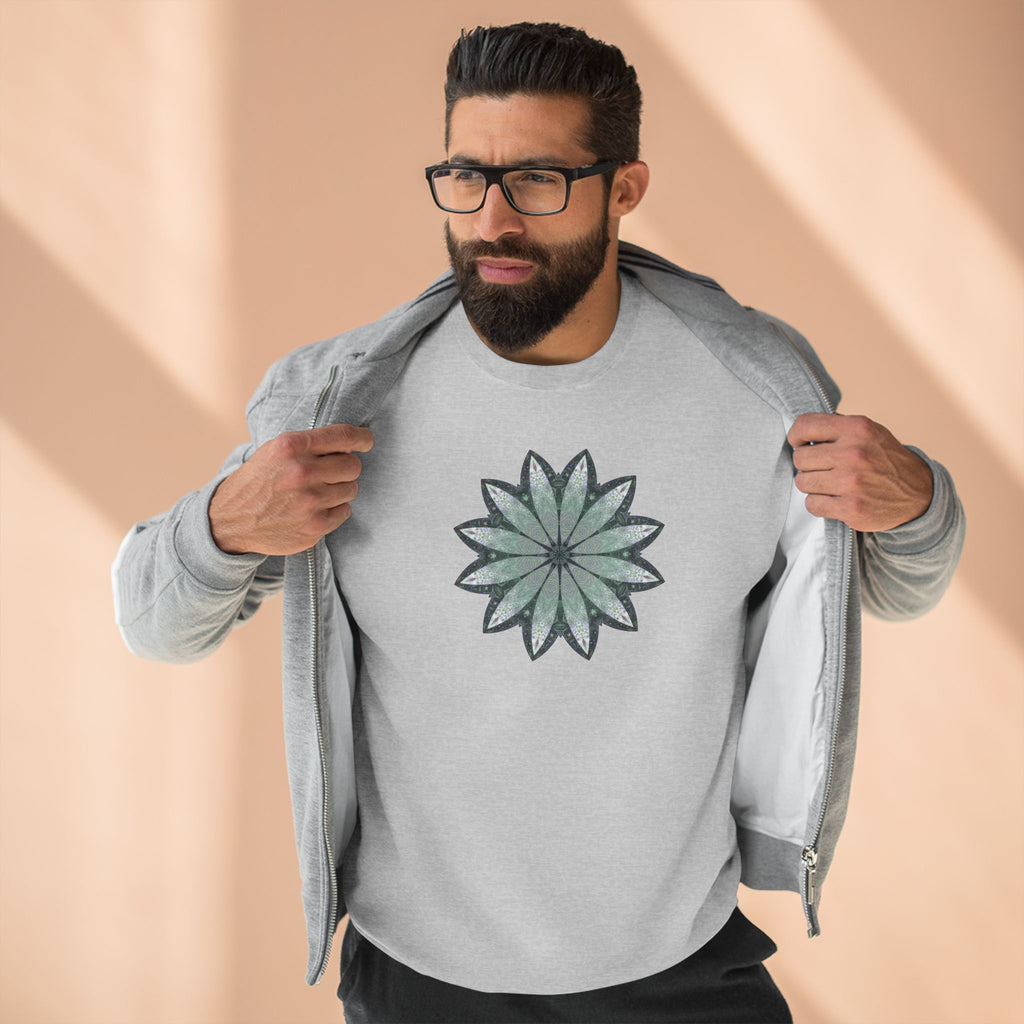 Unisex Crewneck Sweatshirt - Love Light Mandalas No.22