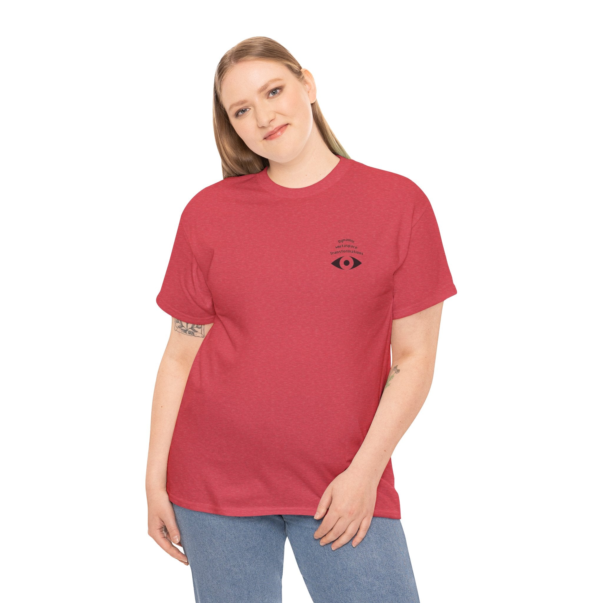 Unisex Heavy Cotton Tee (Back) - DMT Seer No.1