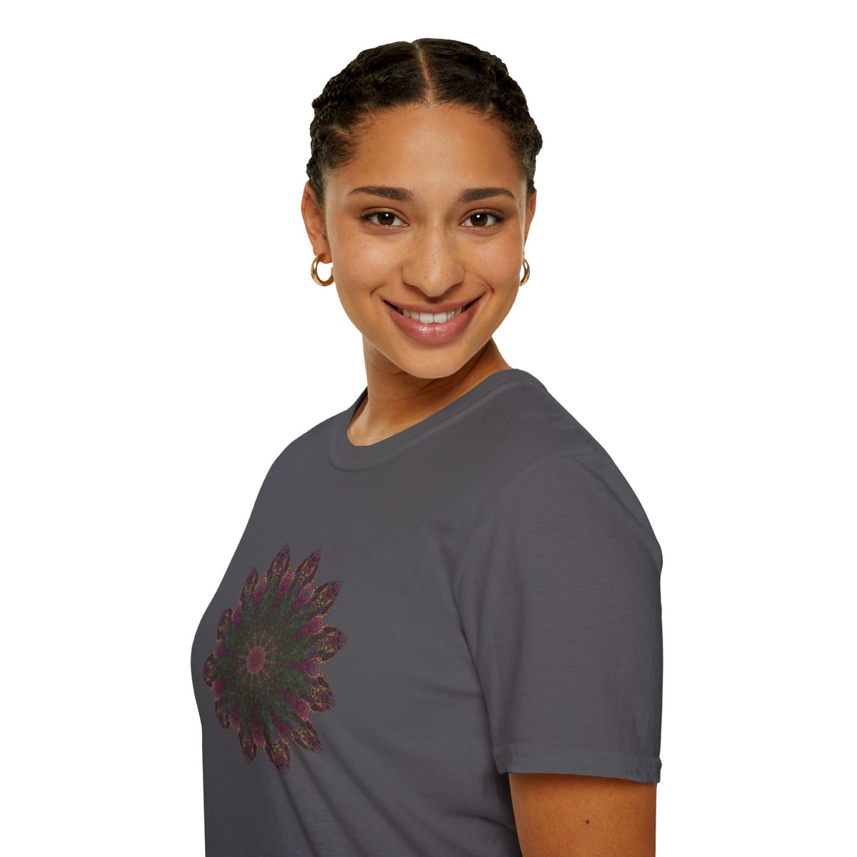 Unisex Softstyle T-Shirt - Love Light Mandalas No.7
