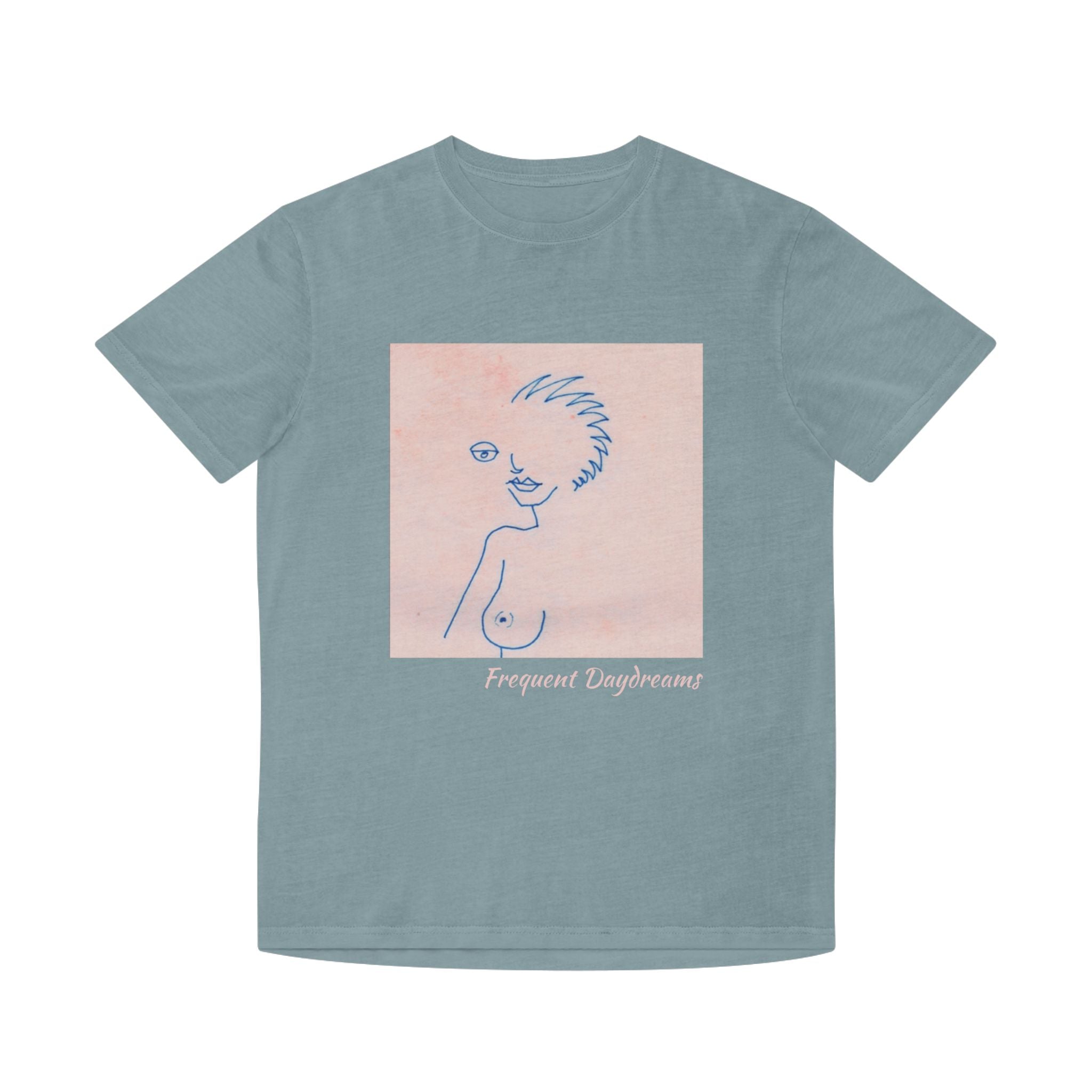 Unisex Faded Shirt - Frequent Daydreams Sketch No.46