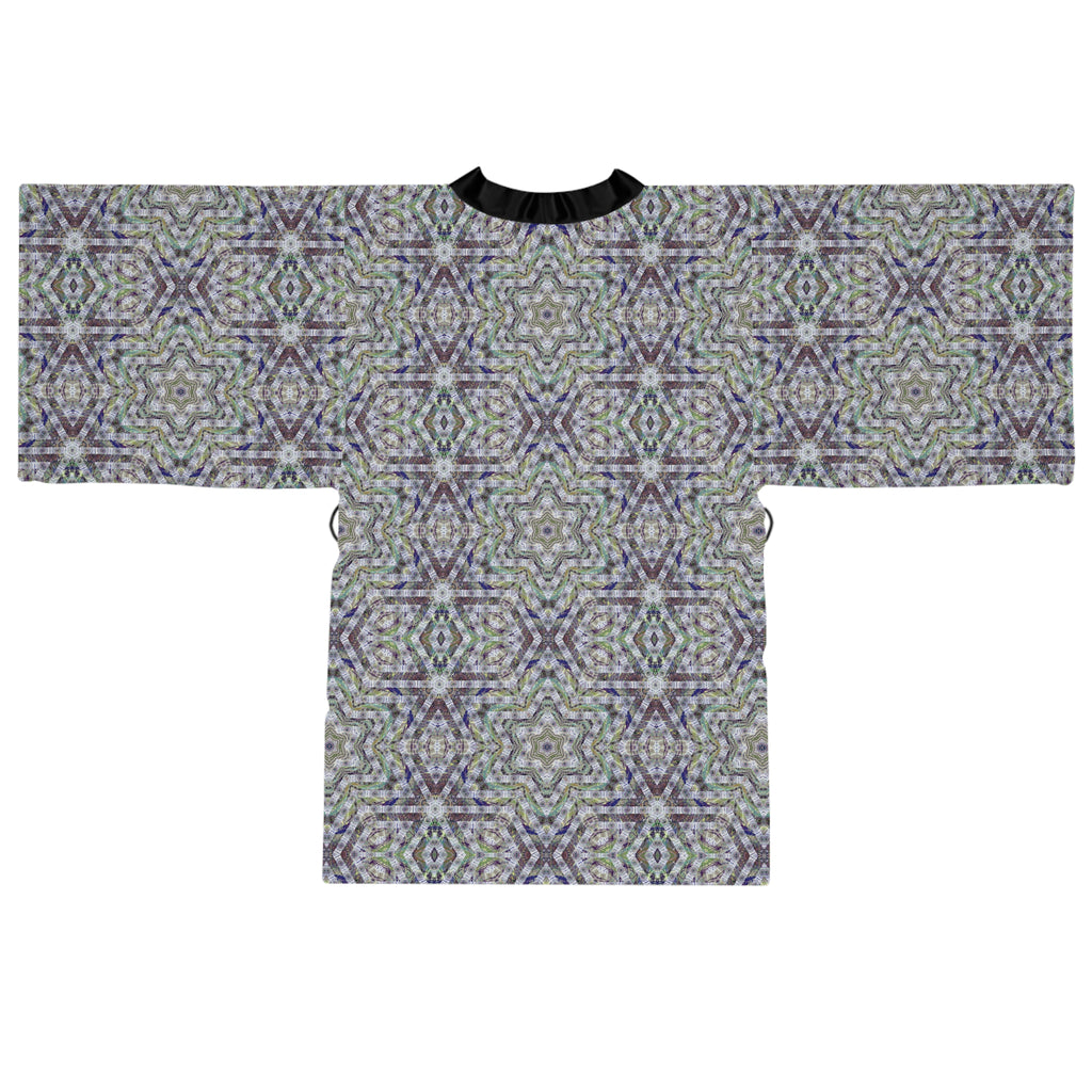 Long Sleeve Kimono Robe - P5 Kaleidoscopic No.21