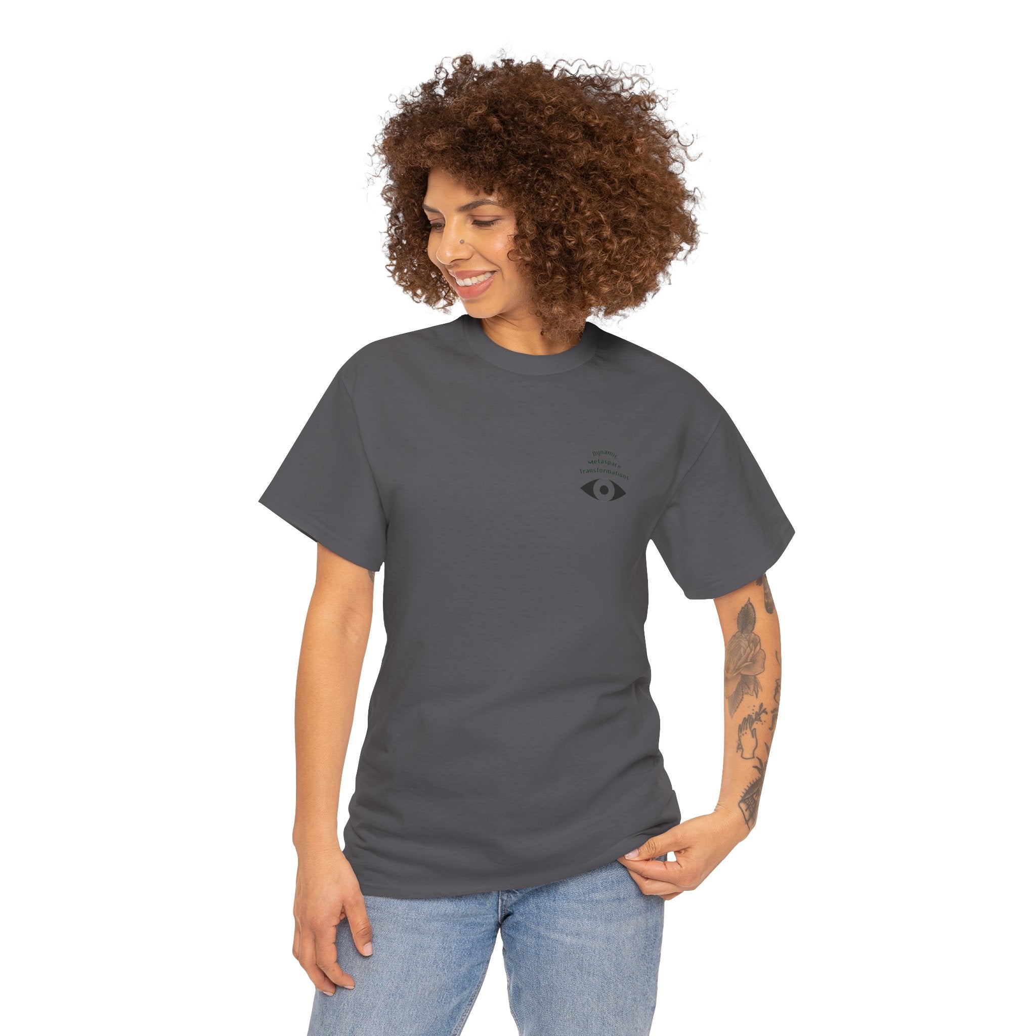 Unisex Heavy Cotton Tee (Back) - DMT Seer No.6