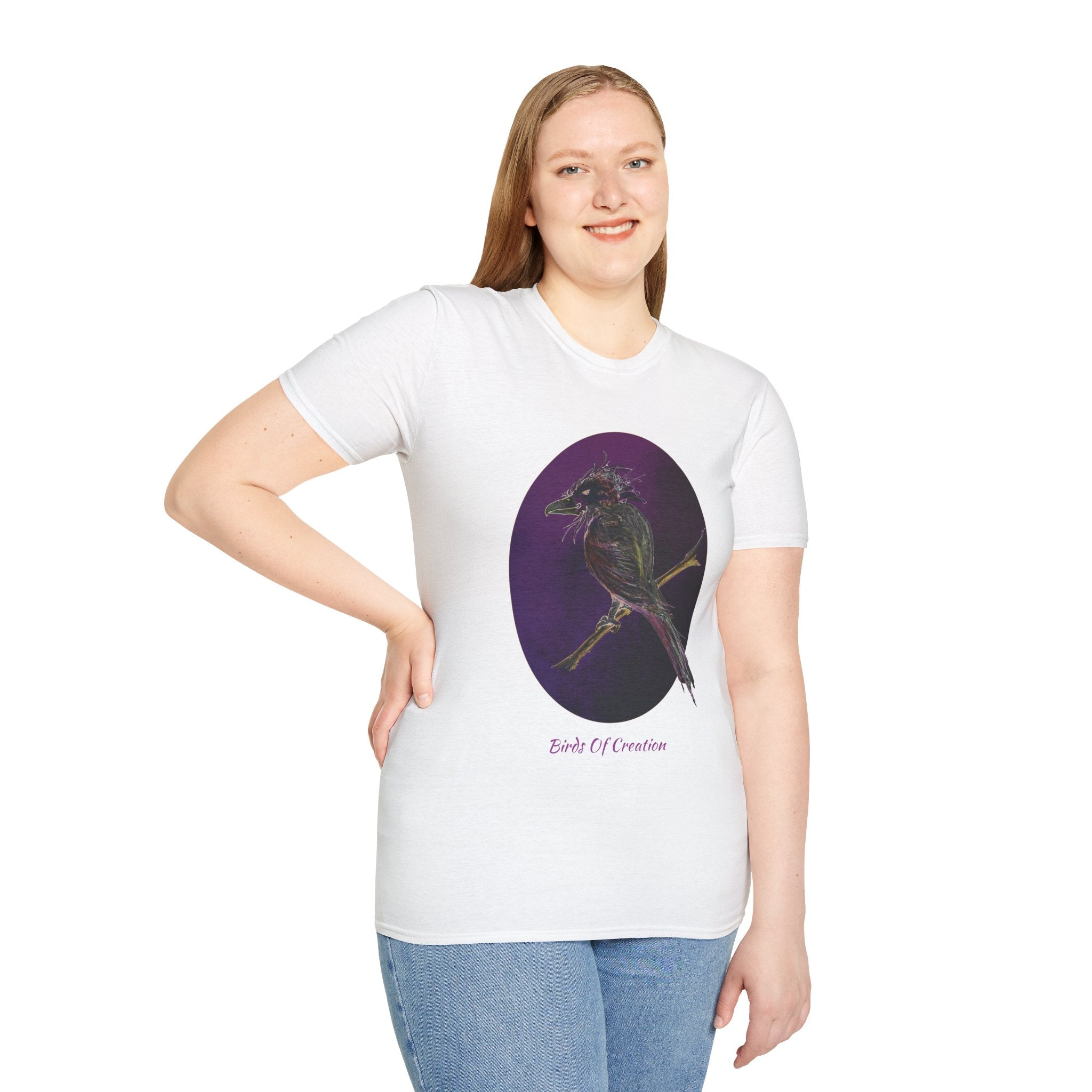 Unisex Softstyle T-Shirt - Birds Of Creation No.1a