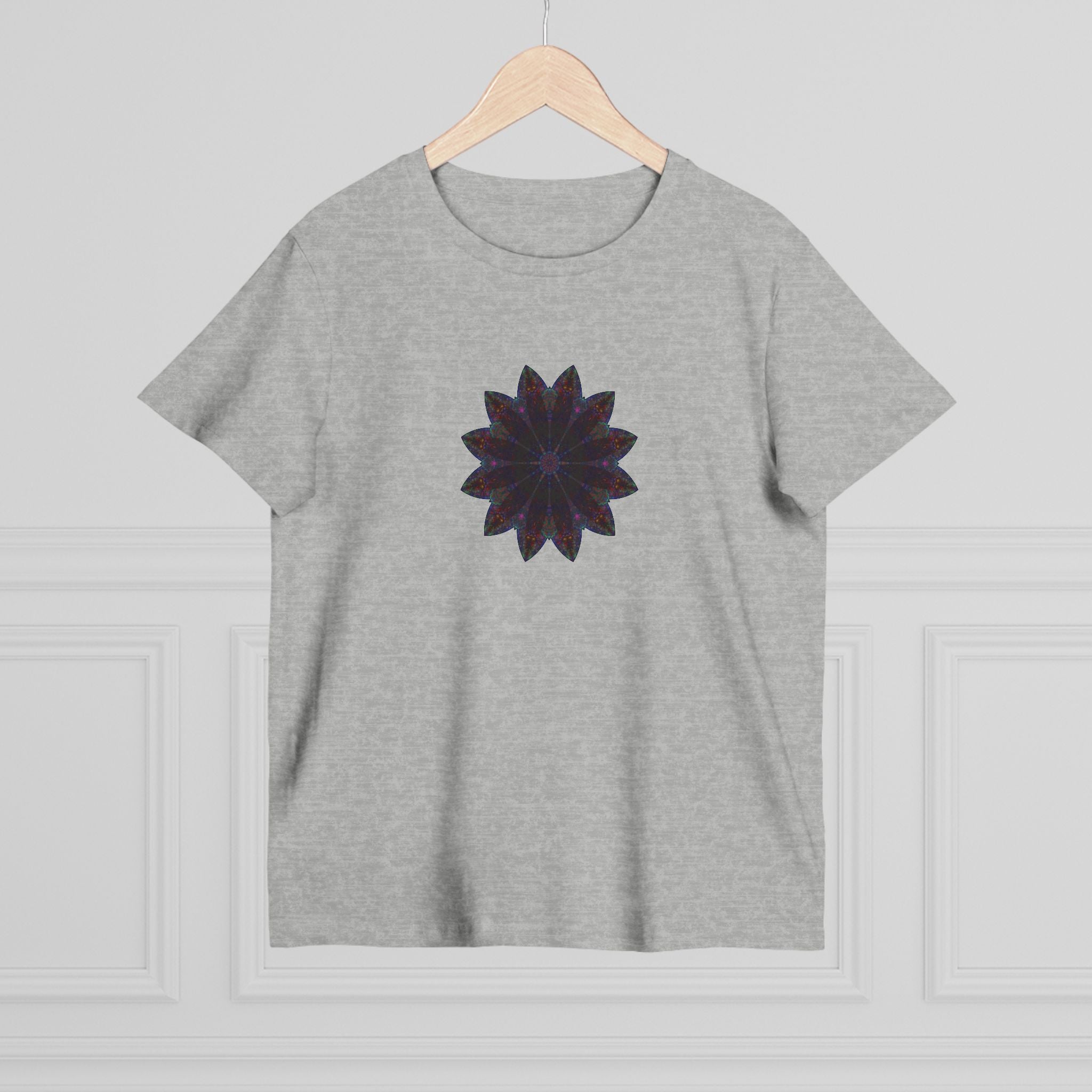 Women’s Maple Tee - Love Light Mandalas No.25
