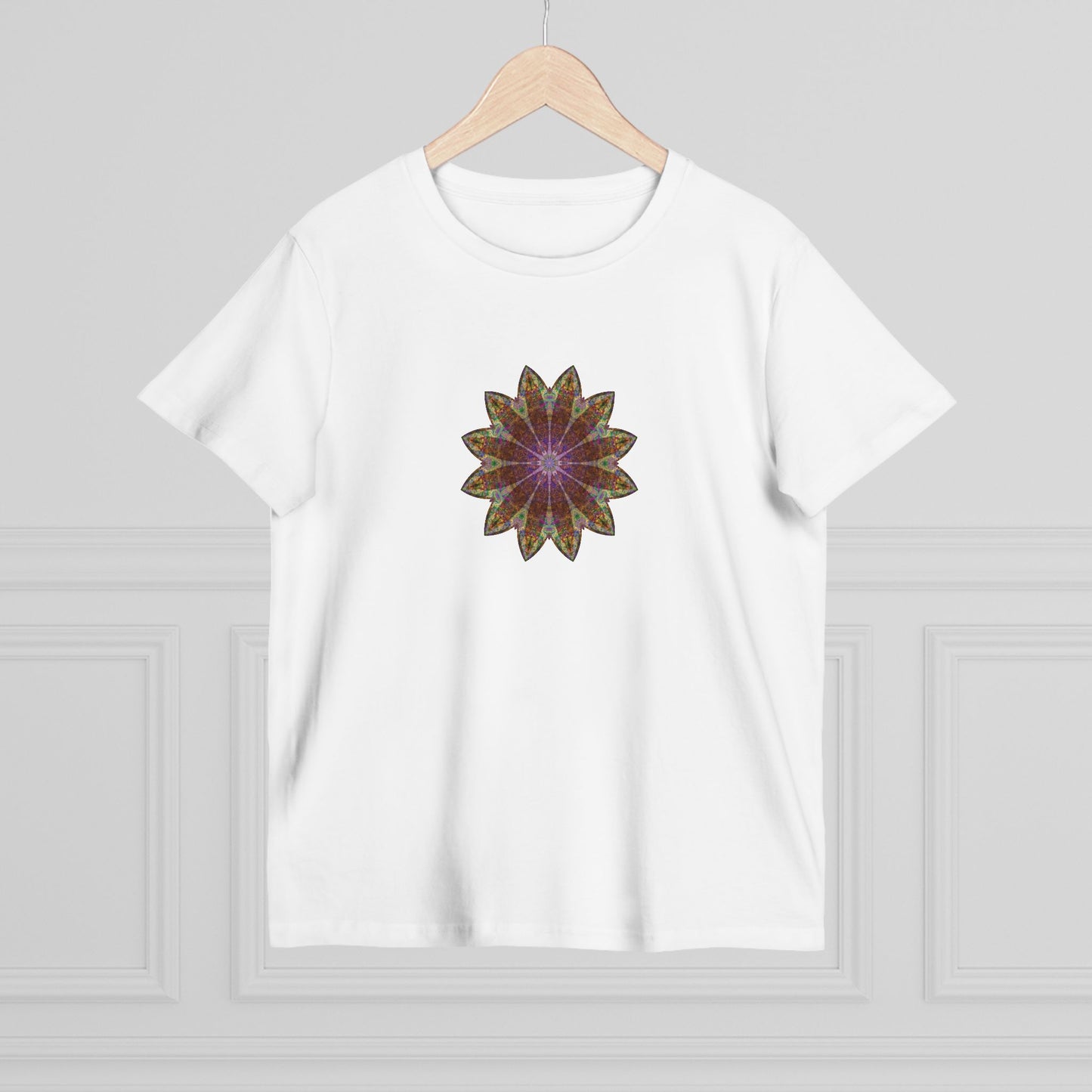 Women’s Maple Tee - Love Light Mandalas No.13
