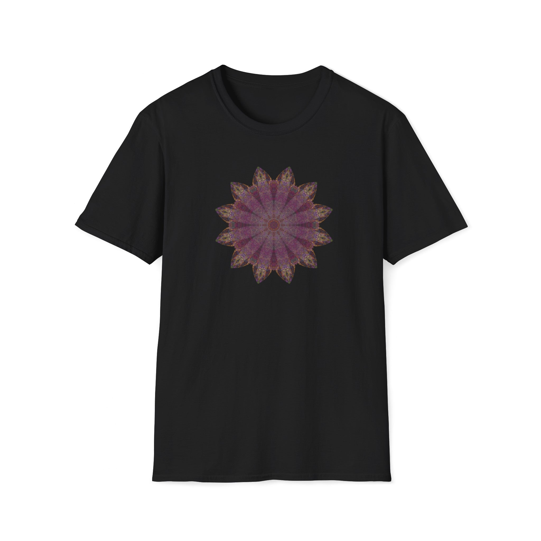 Unisex Softstyle T-Shirt - Love Light Mandalas No.6