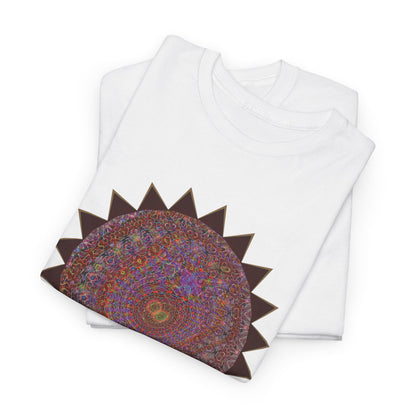 Unisex Heavy Cotton Tee - Mycelium Mandalas No.M18K4