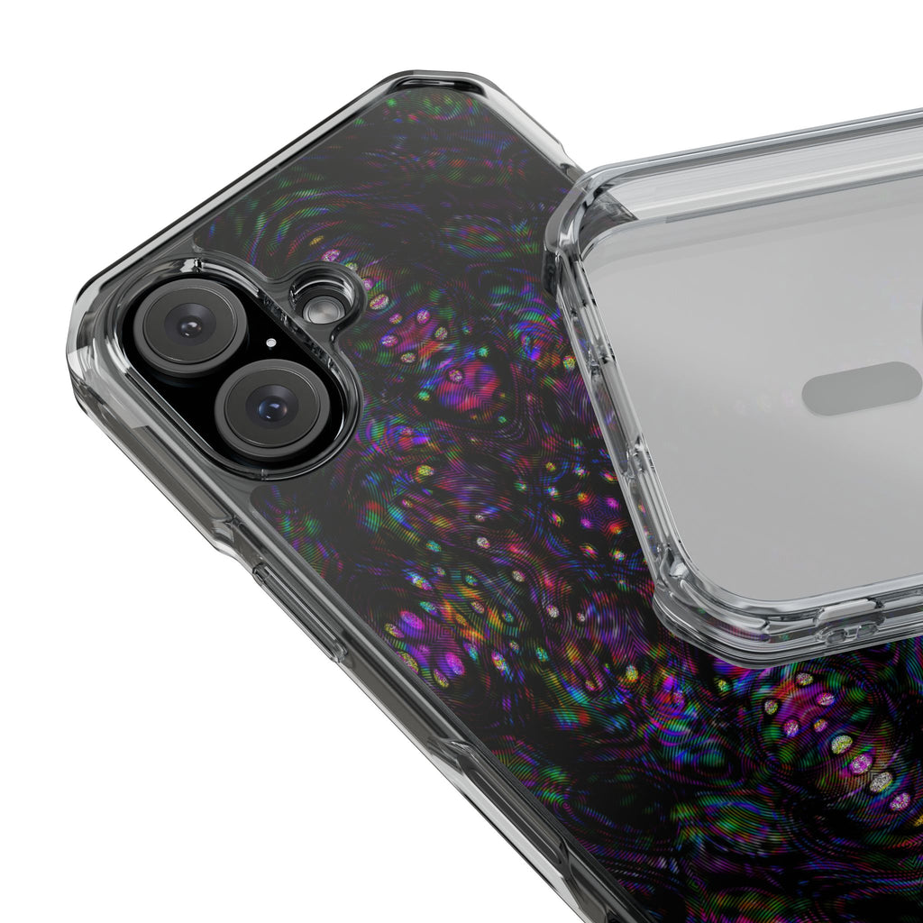 iPhone 16 Magnetic Clear Impact Case - DMT Scribe Tiles No.3