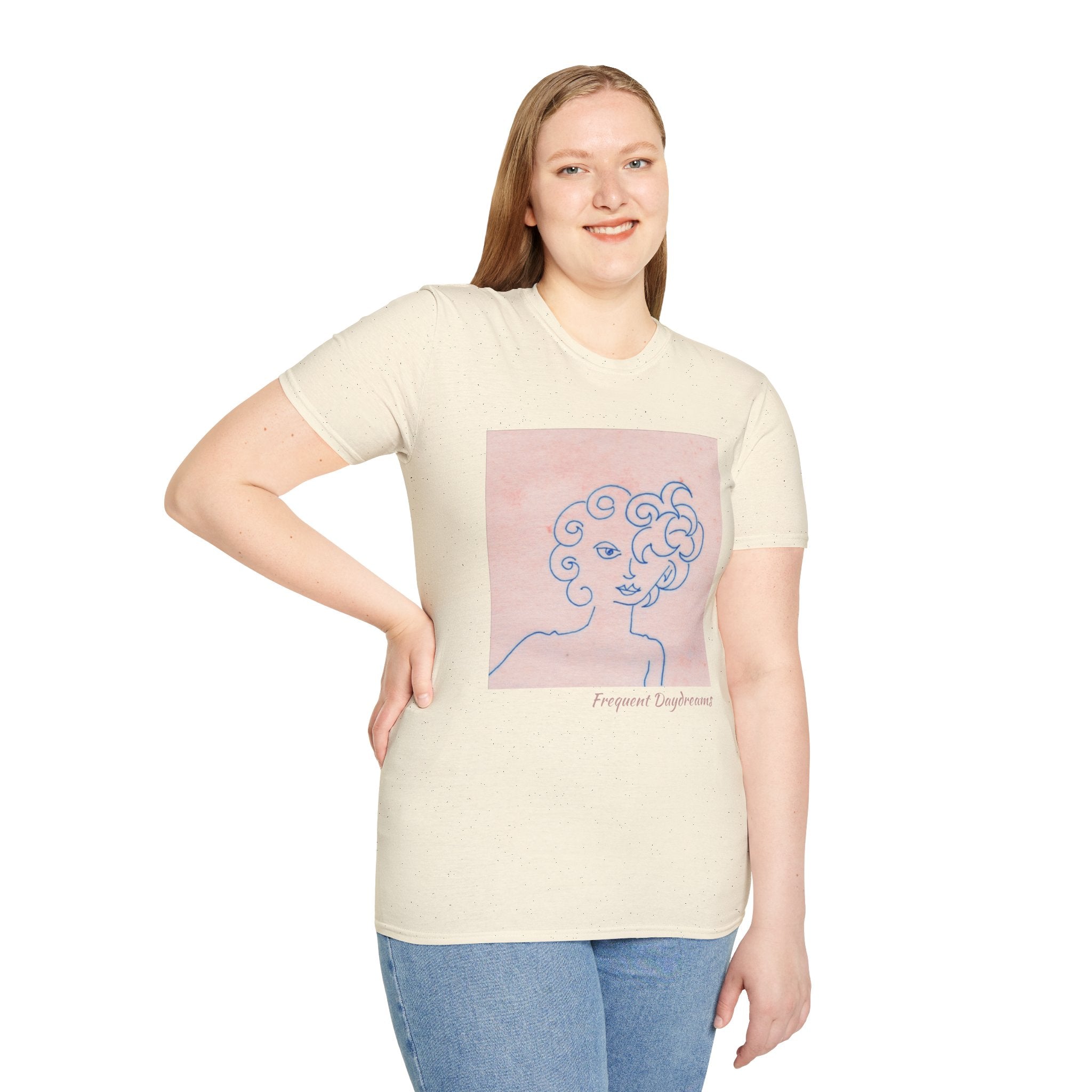 Unisex Softstyle T-Shirt - Frequent Daydreams Sketch No.47