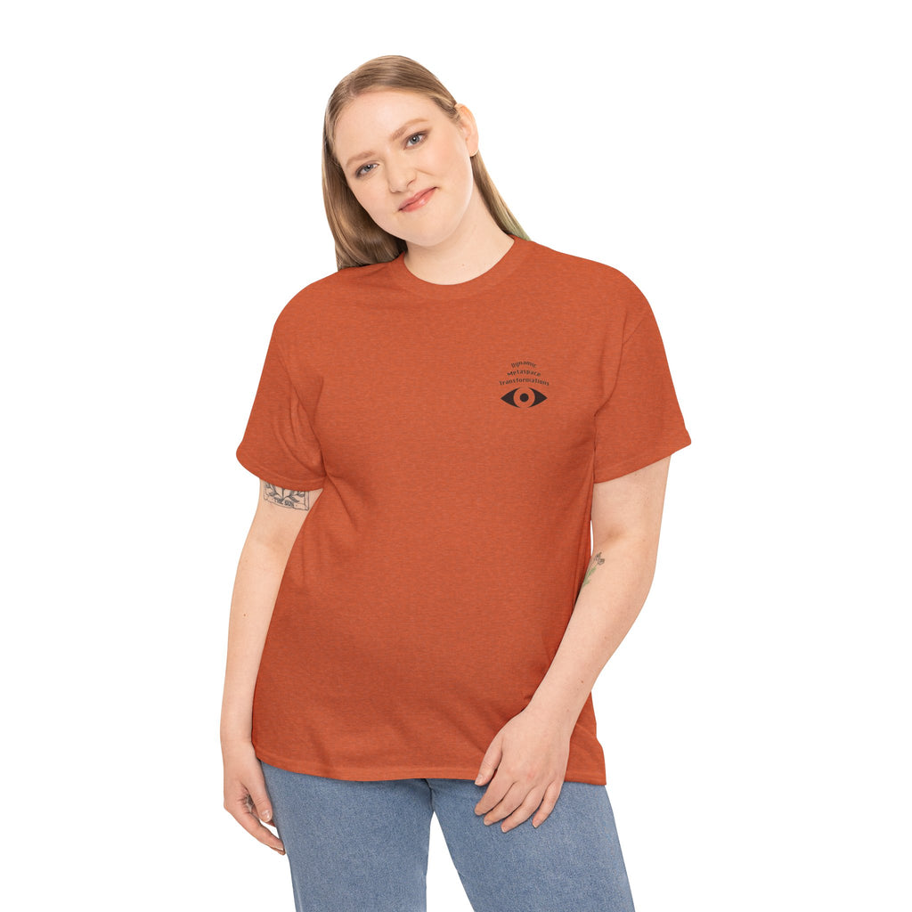 Unisex Heavy Cotton Tee (Back) - DMT Seer No.1