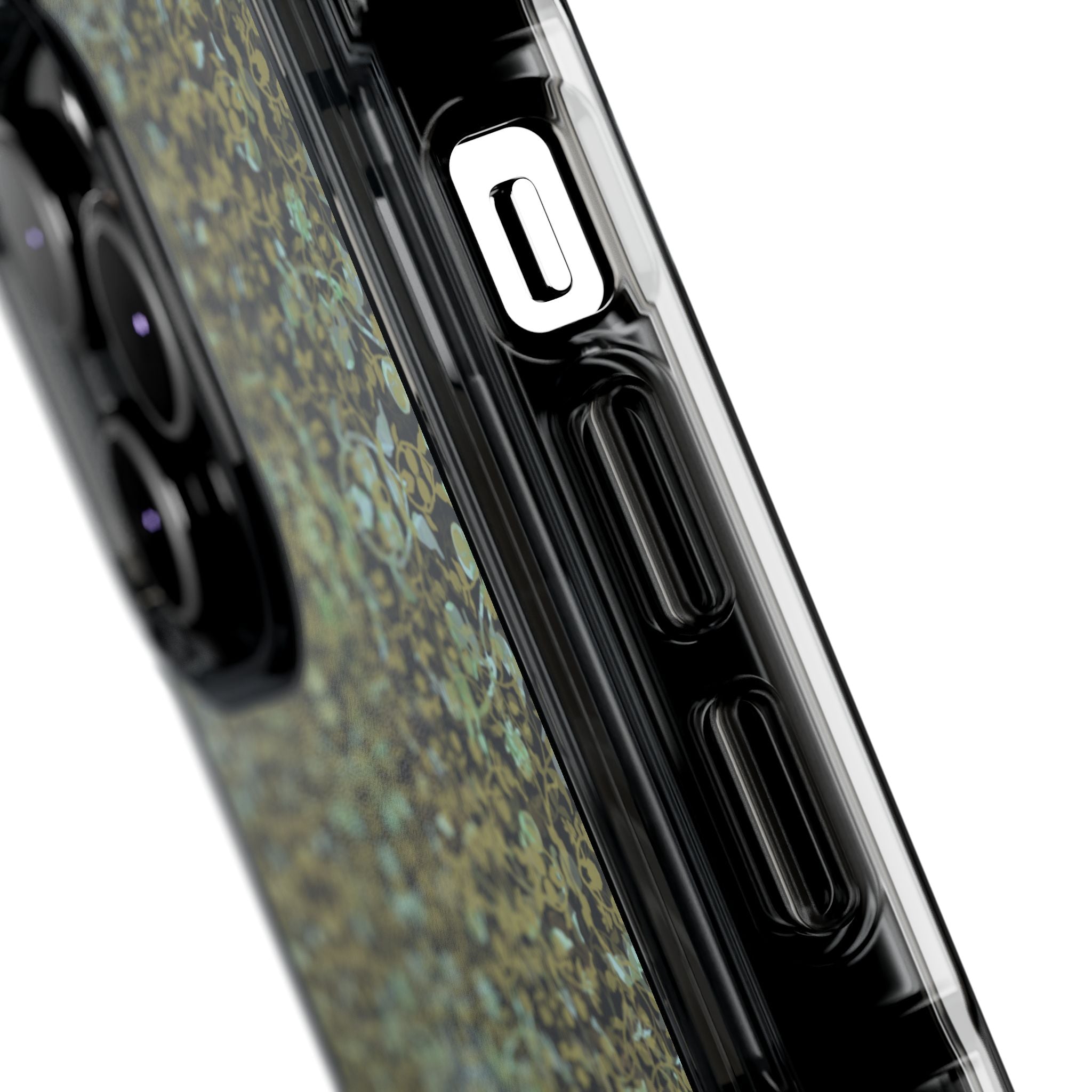 iPhone 14 Magnetic Clear Impact Case - Hidden Weave Series No.4