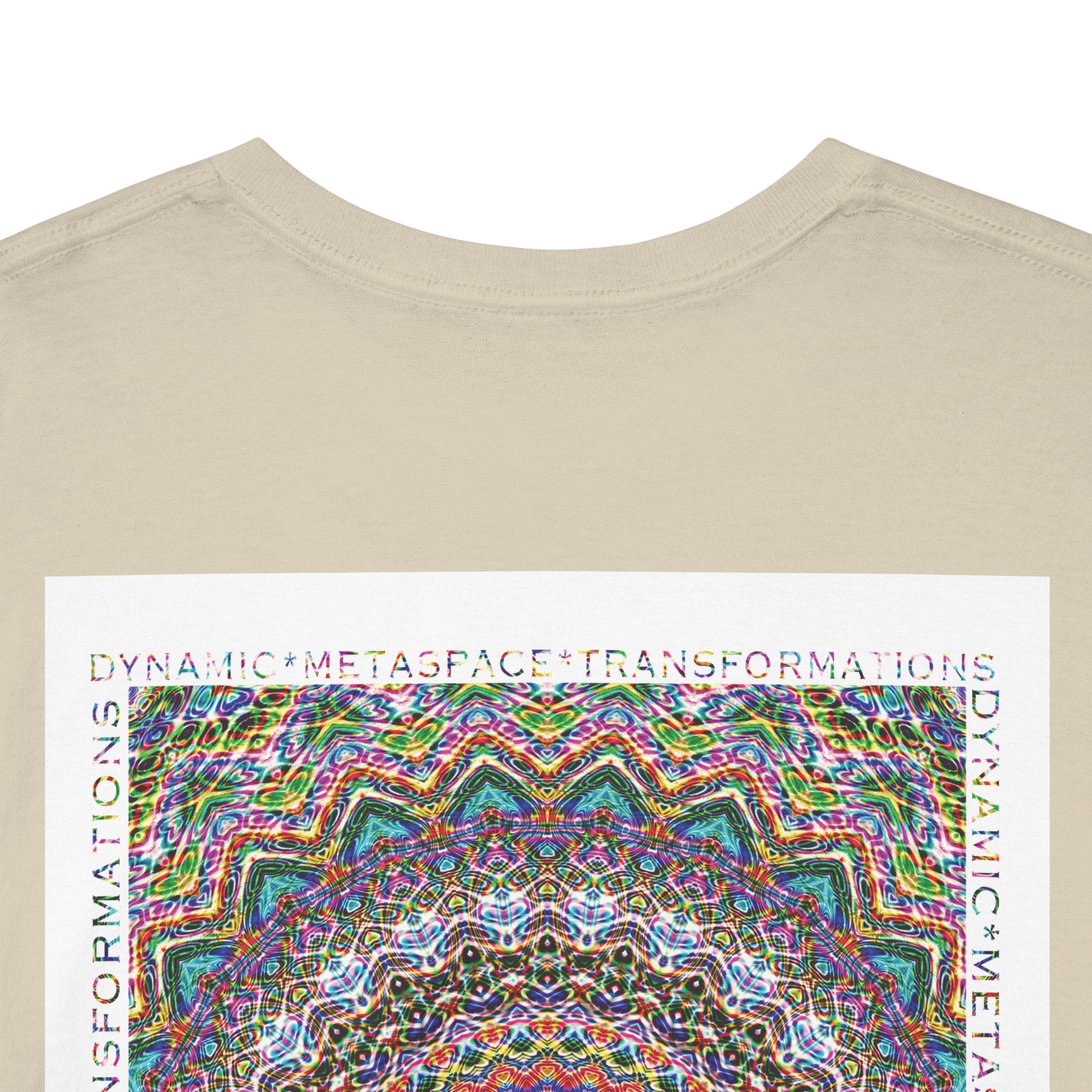 Unisex Heavy Cotton Tee (Back) - DMT Seer No.7