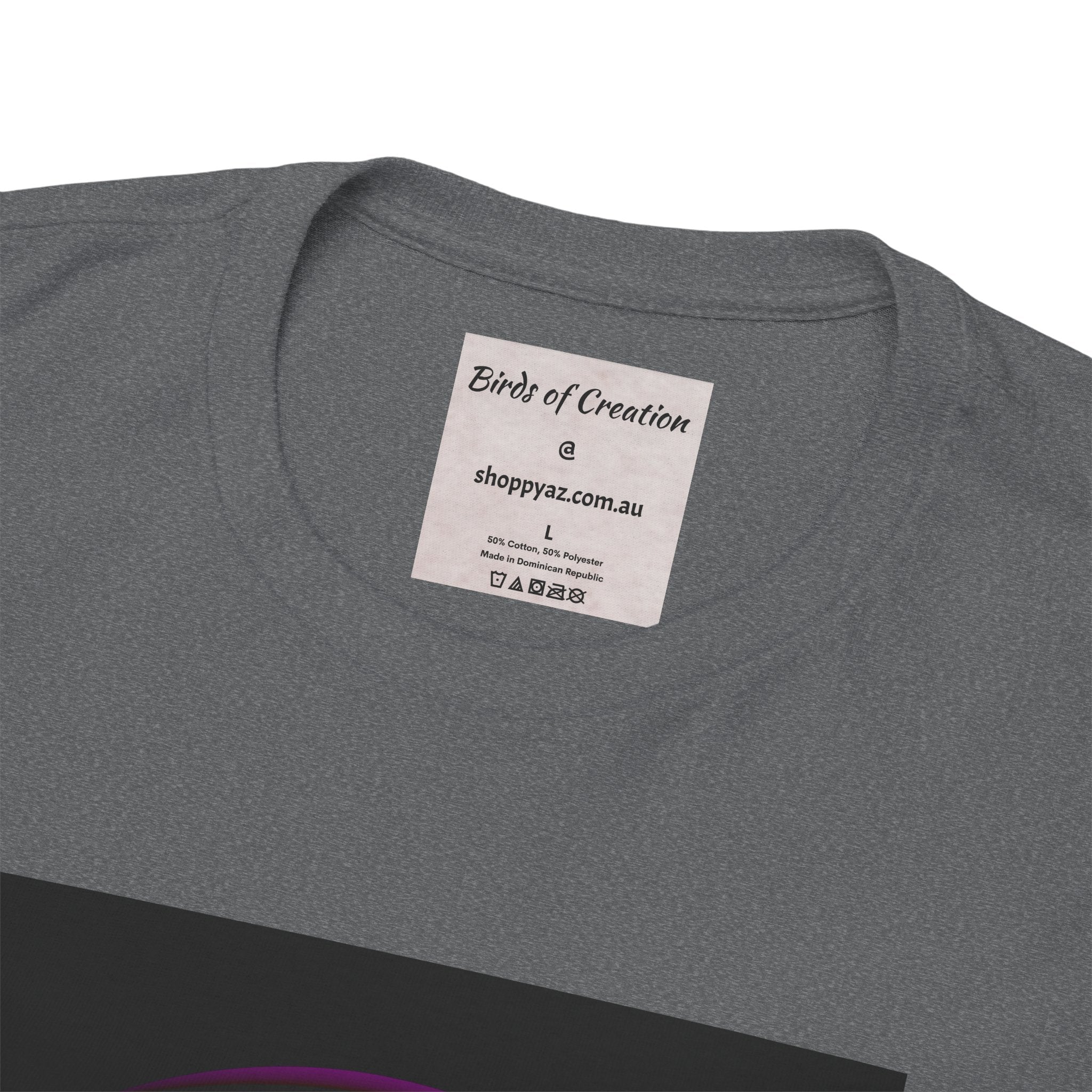 Unisex Heavy Cotton Tee - Birds Of Creation No.2b