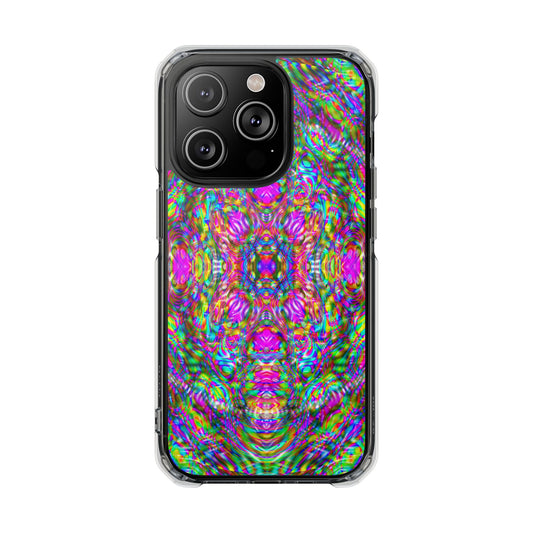 iPhone 14 Magnetic Clear Impact Case - DMT Scribe Tiles No.4