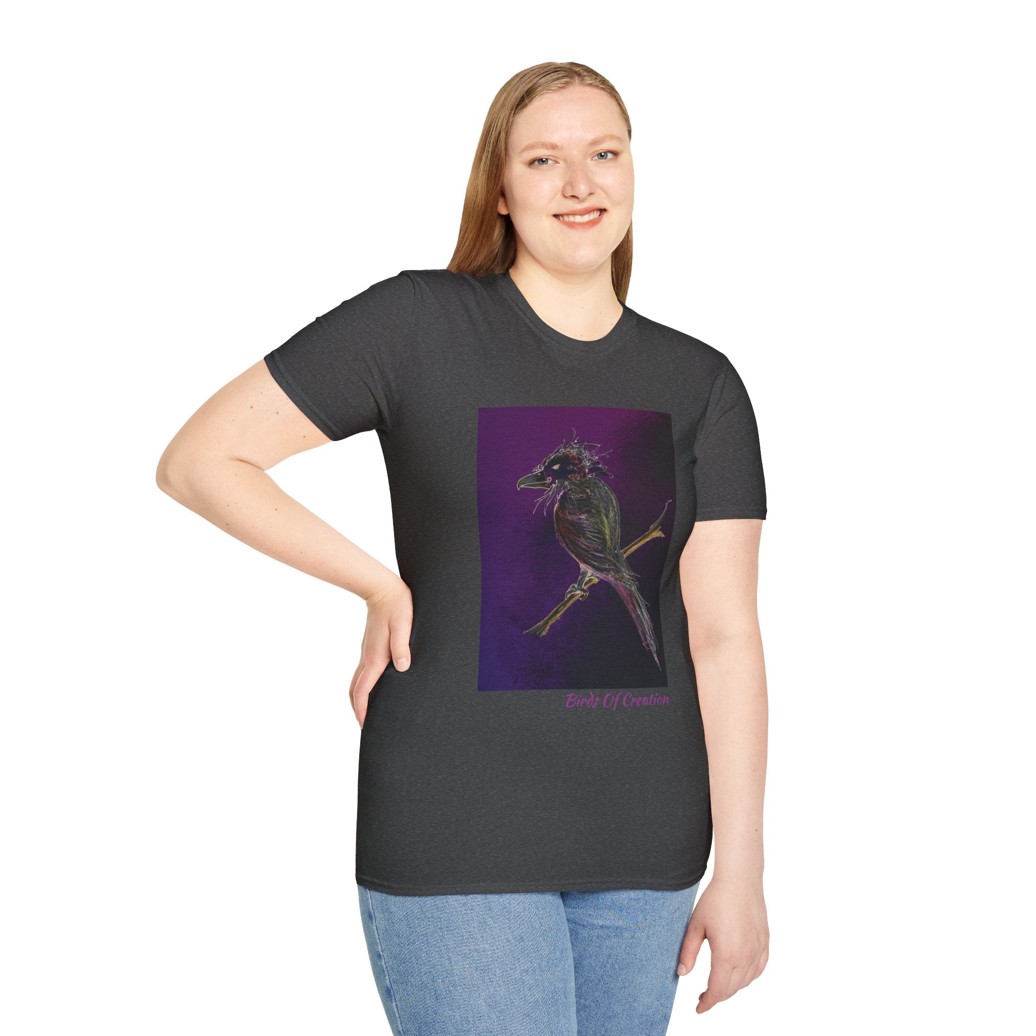 Unisex Softstyle T-Shirt - Birds Of Creation No.1