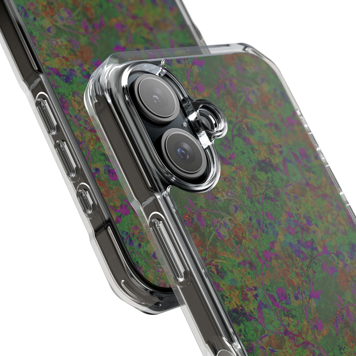 iPhone 16 Magnetic Clear Impact Case - Hidden Weave Series V3 No.24