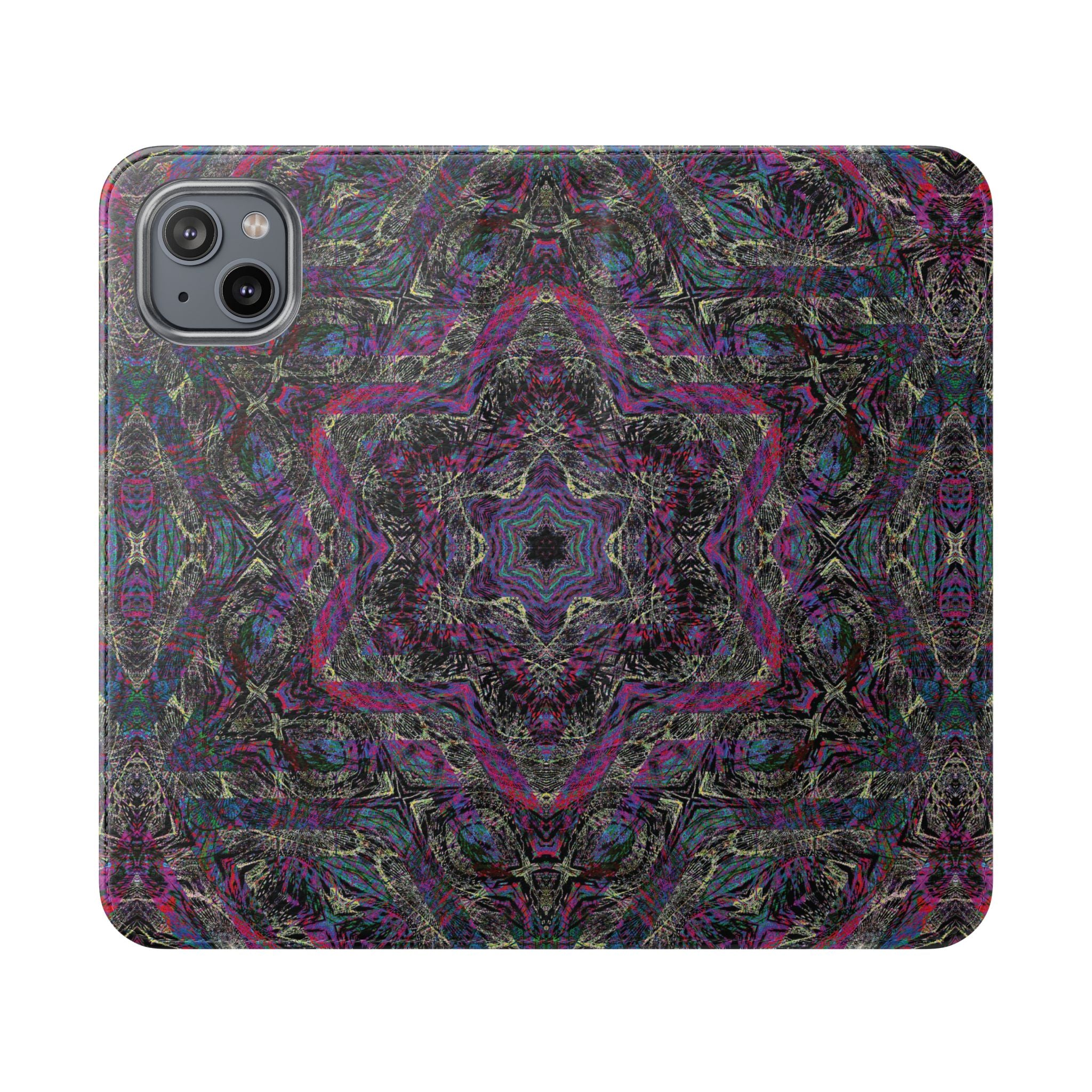 iPhone 14 Flip Case - P5 Kaleidoscopic No.33