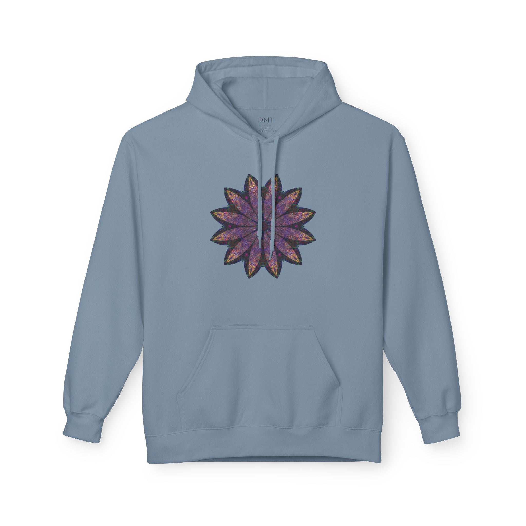 Unisex Midweight Softstyle Fleece Hoodie - Love Light Mandalas No.24