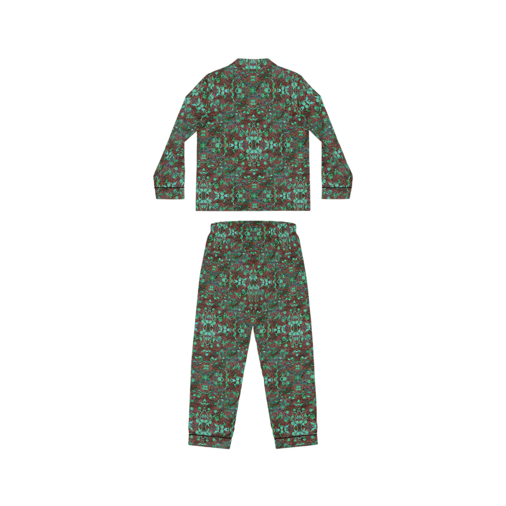 Women's Satin Pajamas - Hidden Weave No.29