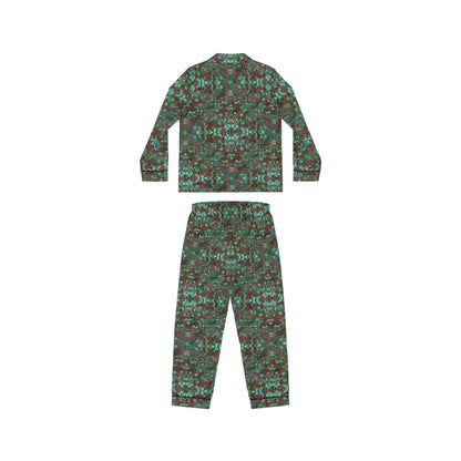 Women's Satin Pajamas - Hidden Weave No.29
