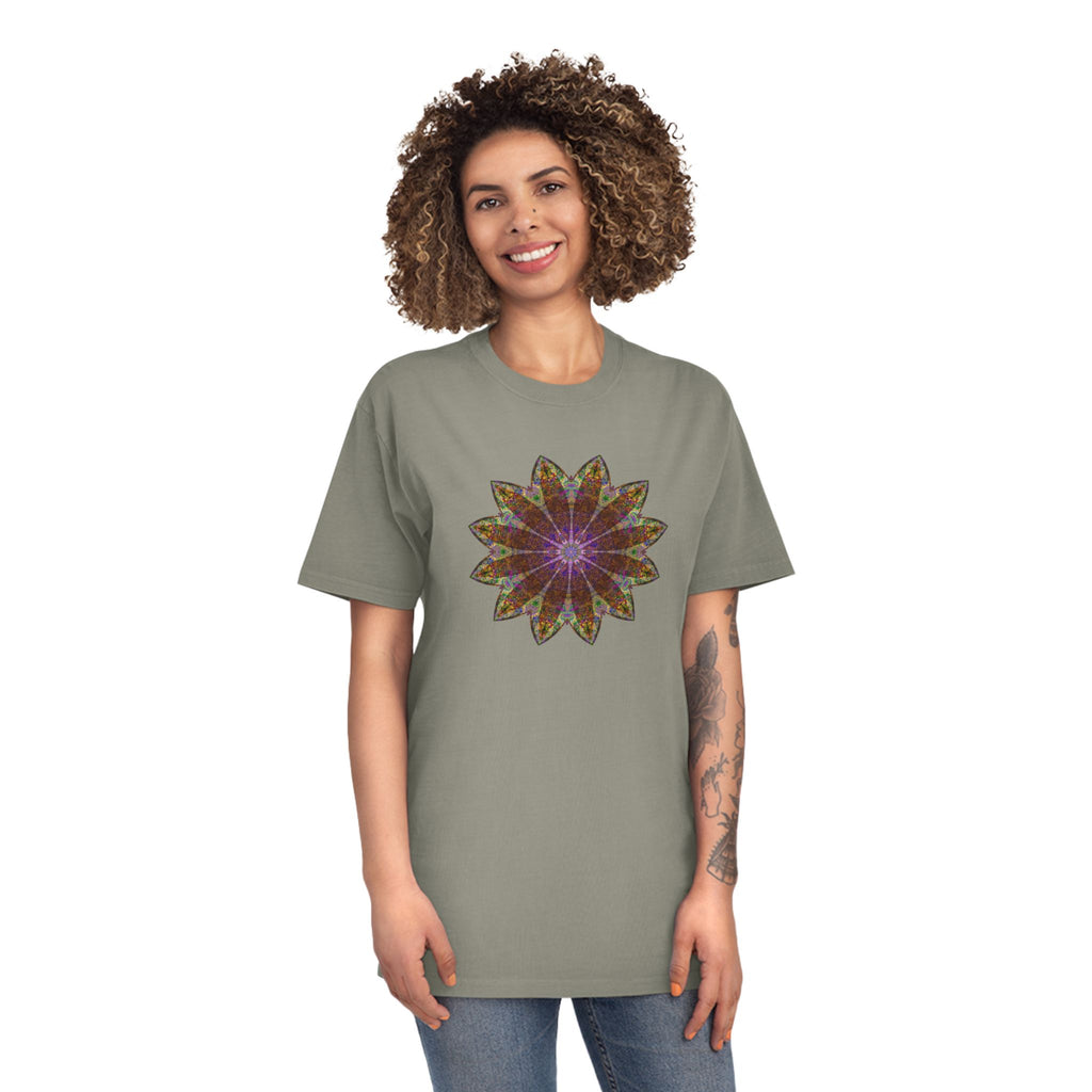 Unisex Faded Shirt - Love Light Mandalas No.13