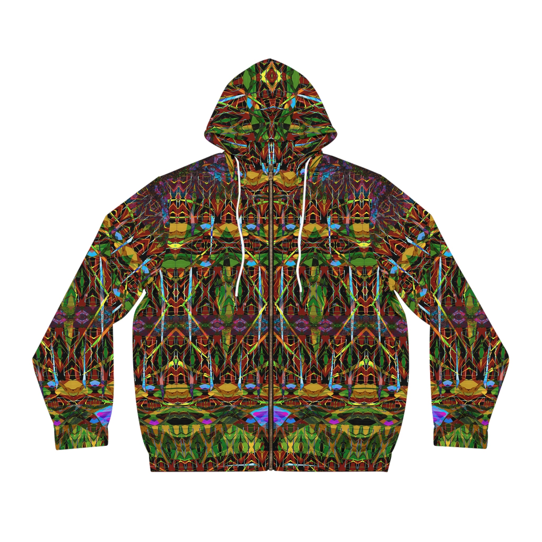 Men's Full-Zip Hoodie - Mandala Series No.5