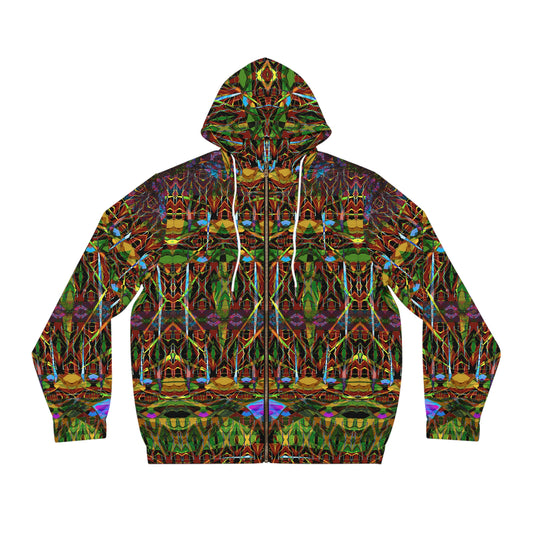 Men's Full-Zip Hoodie - Mandala Series No.5