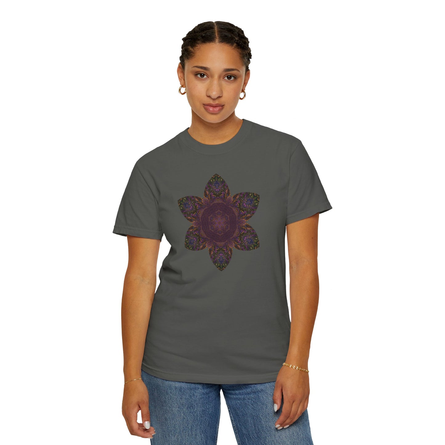 Unisex Garment-Dyed T-shirt - Love Light Mandalas No.3