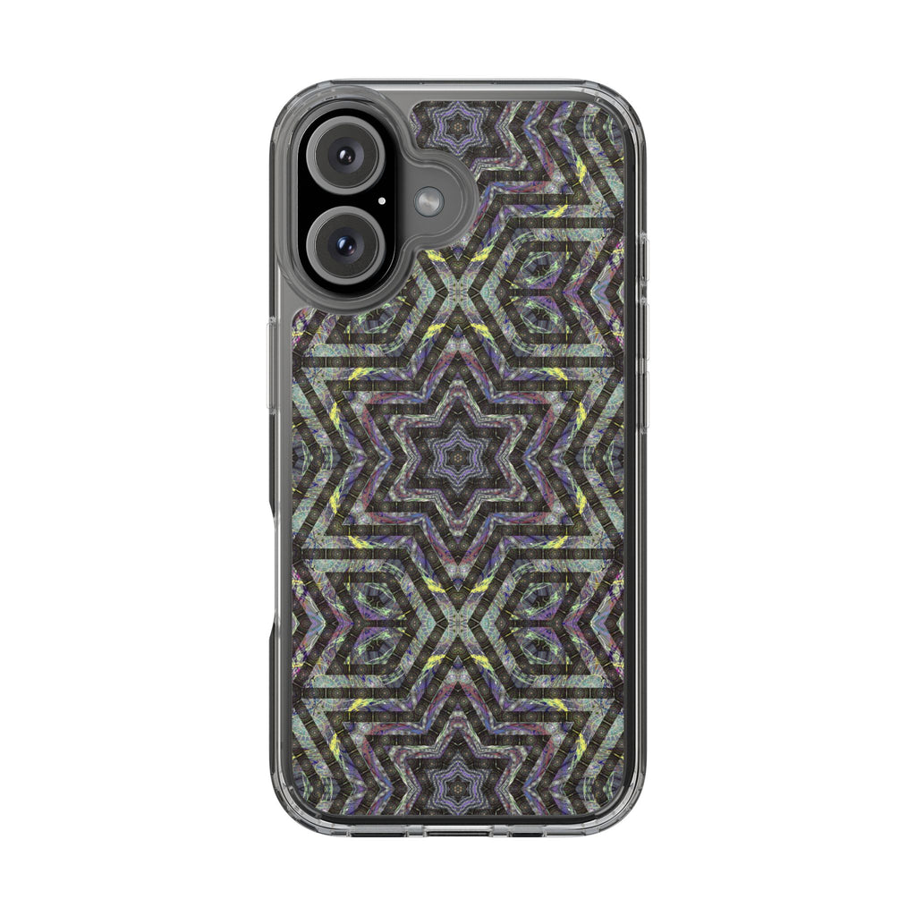 iPhone 16 Clear Case – P5 Kaleidoscopic No.1