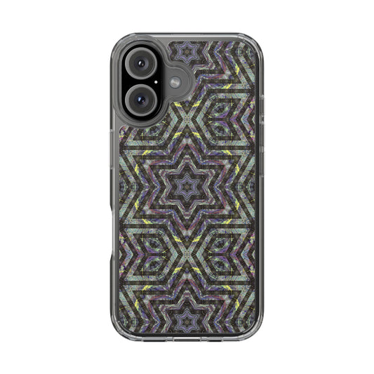 iPhone 16 Clear Case – P5 Kaleidoscopic No.1