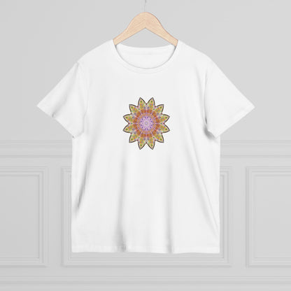 Women’s Maple Tee - Love Light Mandalas No.14