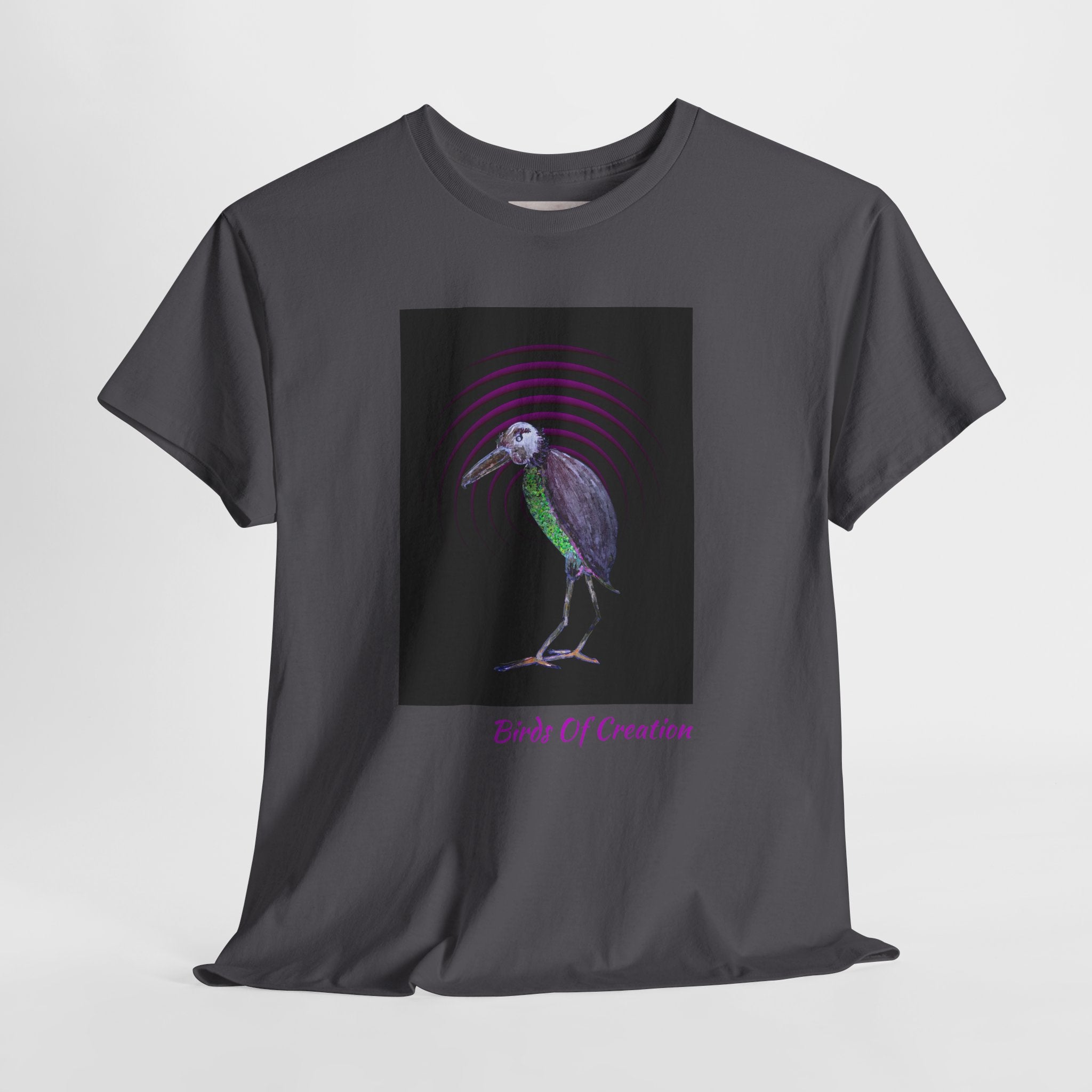 Unisex Heavy Cotton Tee - Birds Of Creation No.2b