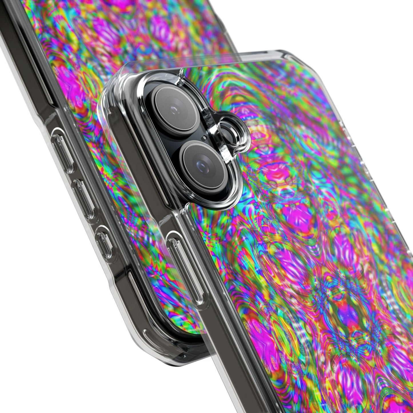 iPhone 16 Magnetic Clear Impact Case - DMT Scribe Tiles No.4