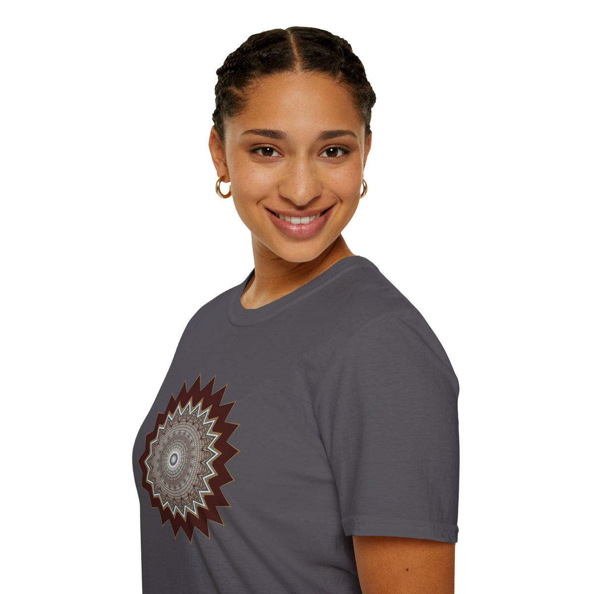 Unisex Softstyle T-Shirt - Mycelium Mandalas No.1